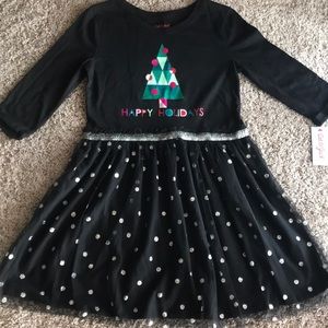 Brand New Black Holiday dress. Size 10/12